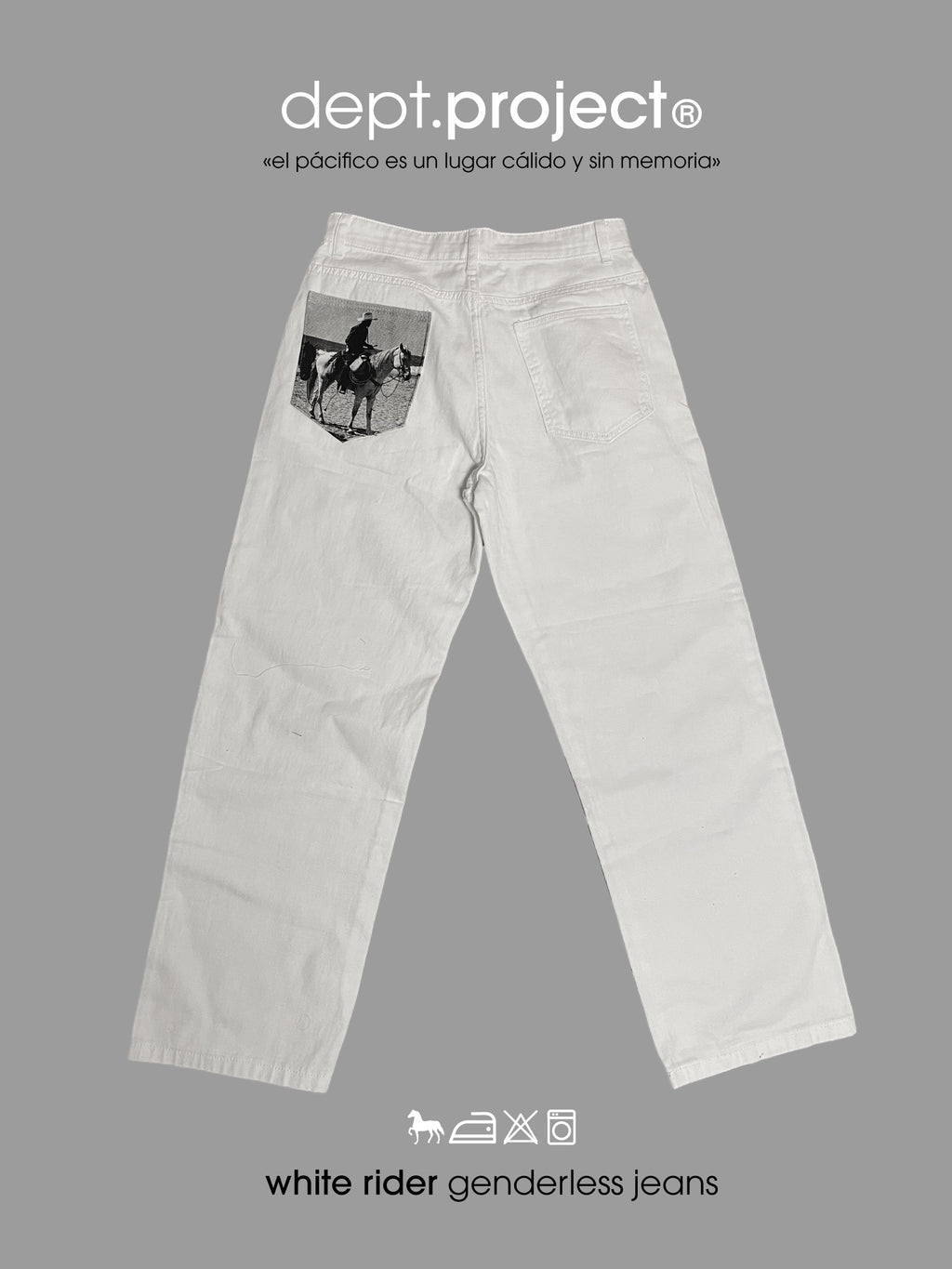 white rider jeans
