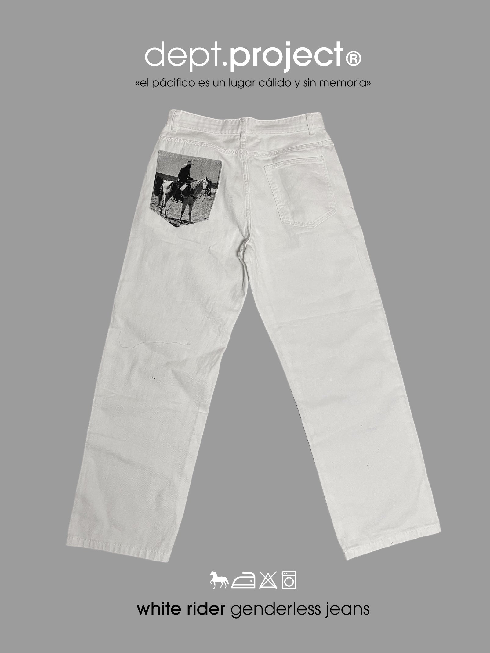 white rider jeans